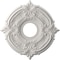 Ekena Millwork Attica PVC Medallion (Canopies up to 5"), 13"OD x 3 1/2"ID x 3/4"P, UltraCover Satin Blossom White CMP13ATGBW - alternate 1